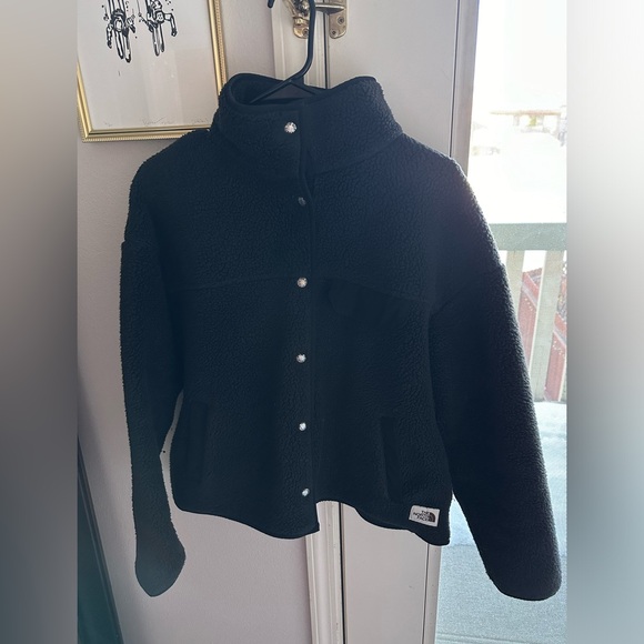 North Face Cragmont Fleece Crop Jacket Size Medium - Picture 4 of 6
